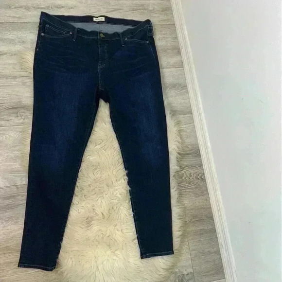 Madewell  9" Mid-Rise Skinny Jeans in Larkspur Wash: TENCEL™ sz 36t or 22 - Picture 11 of 11